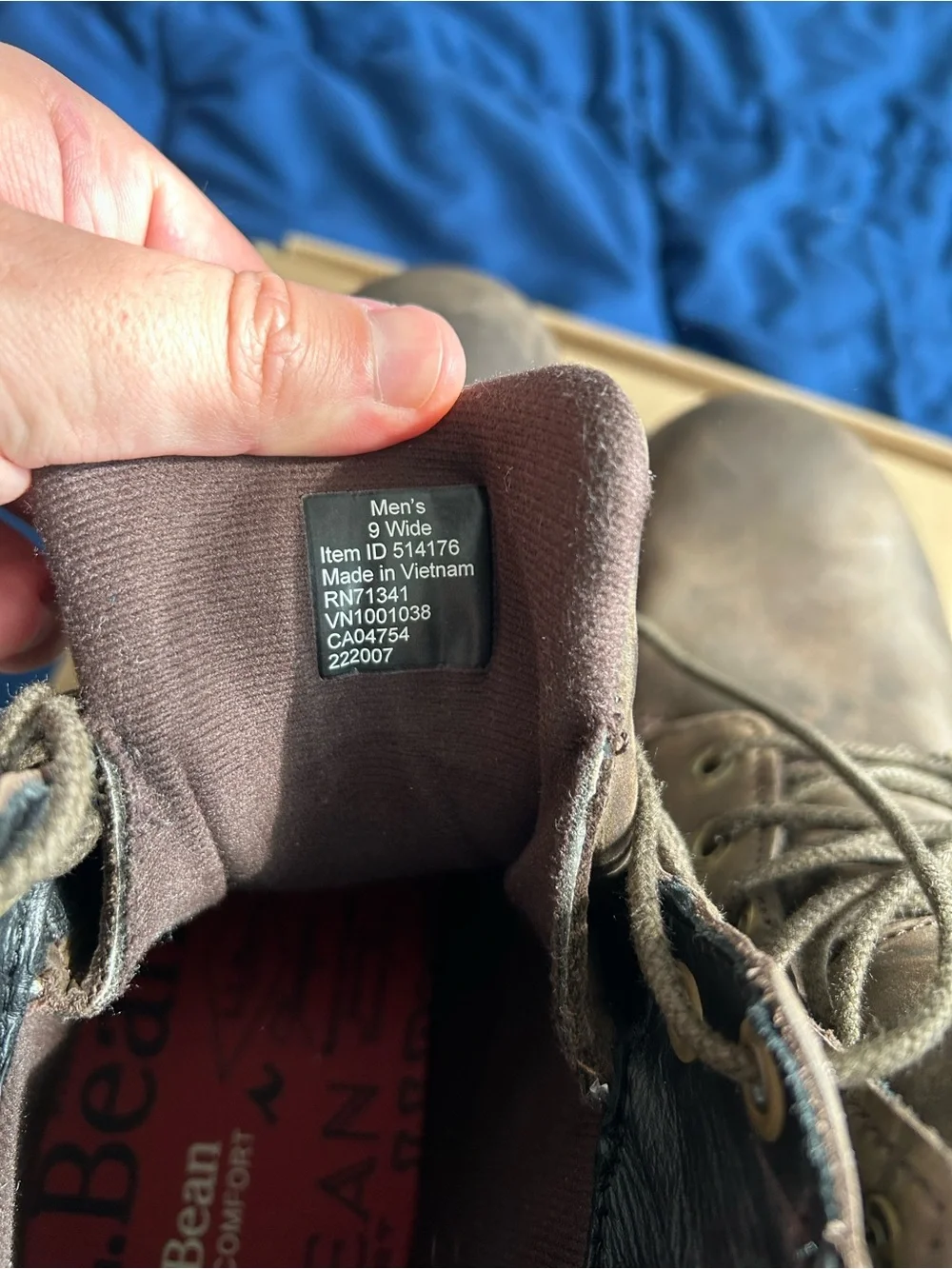 L.L. Bean sturdy leather