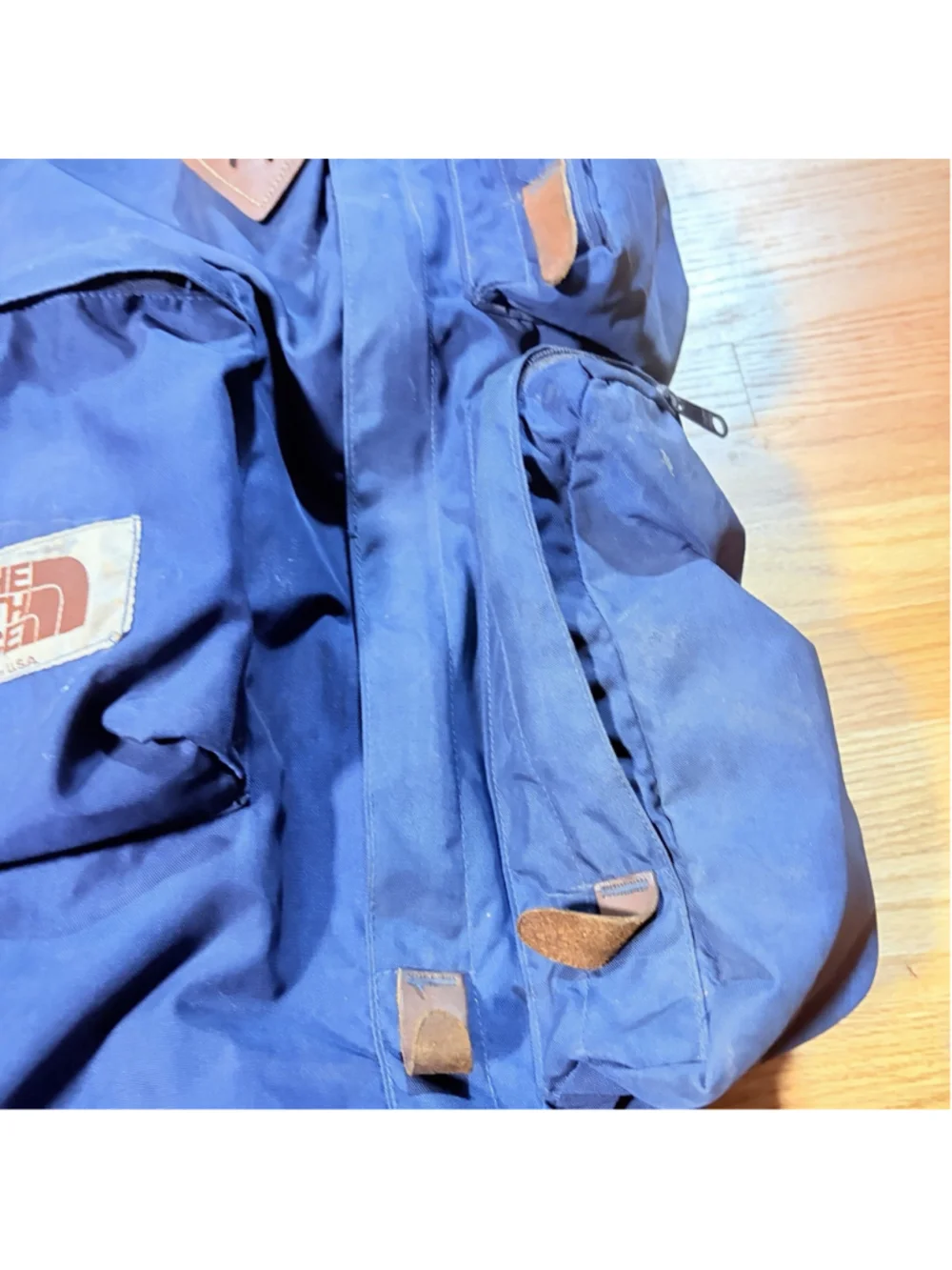 The North Face dirt storage attachment