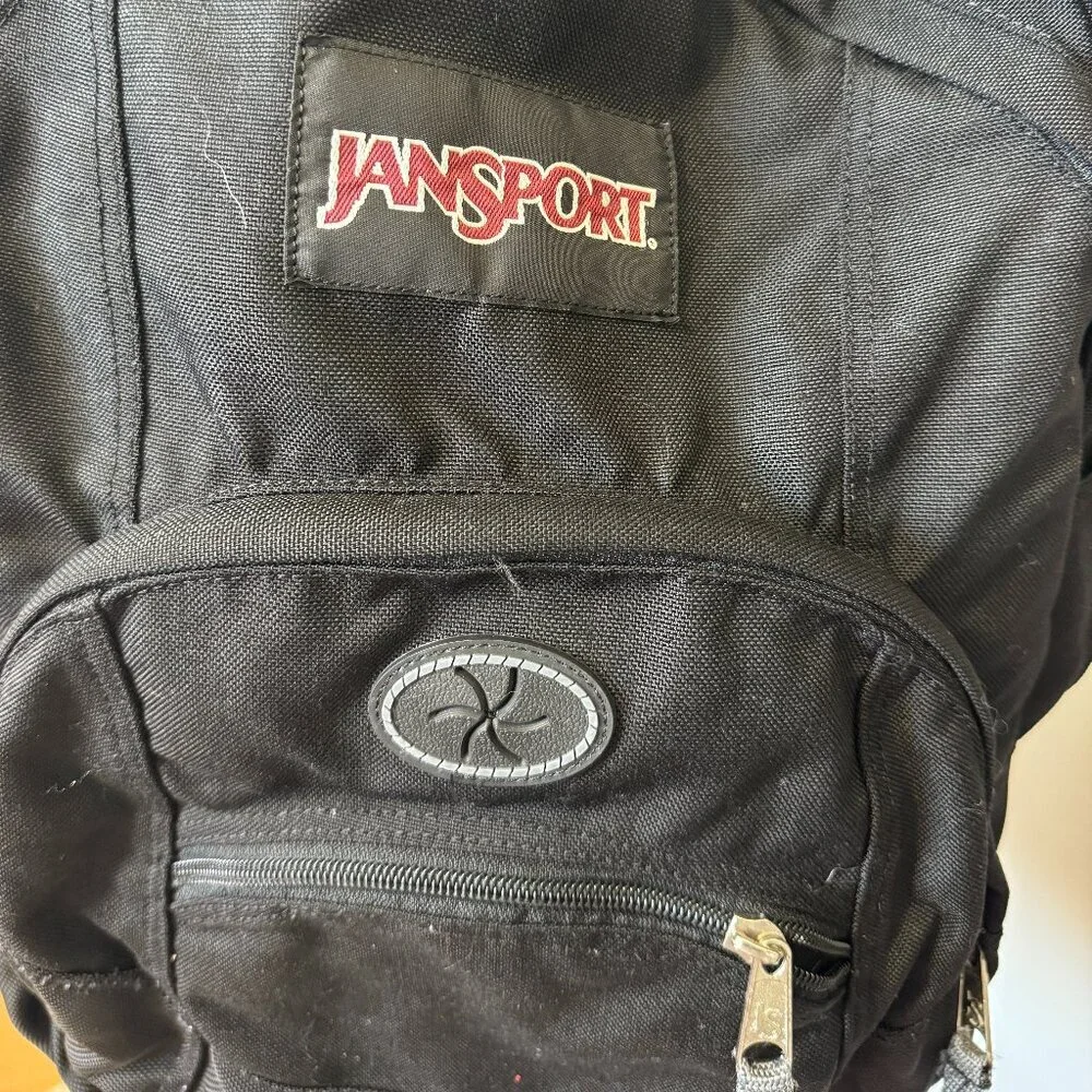 Jansport pictured hiking
