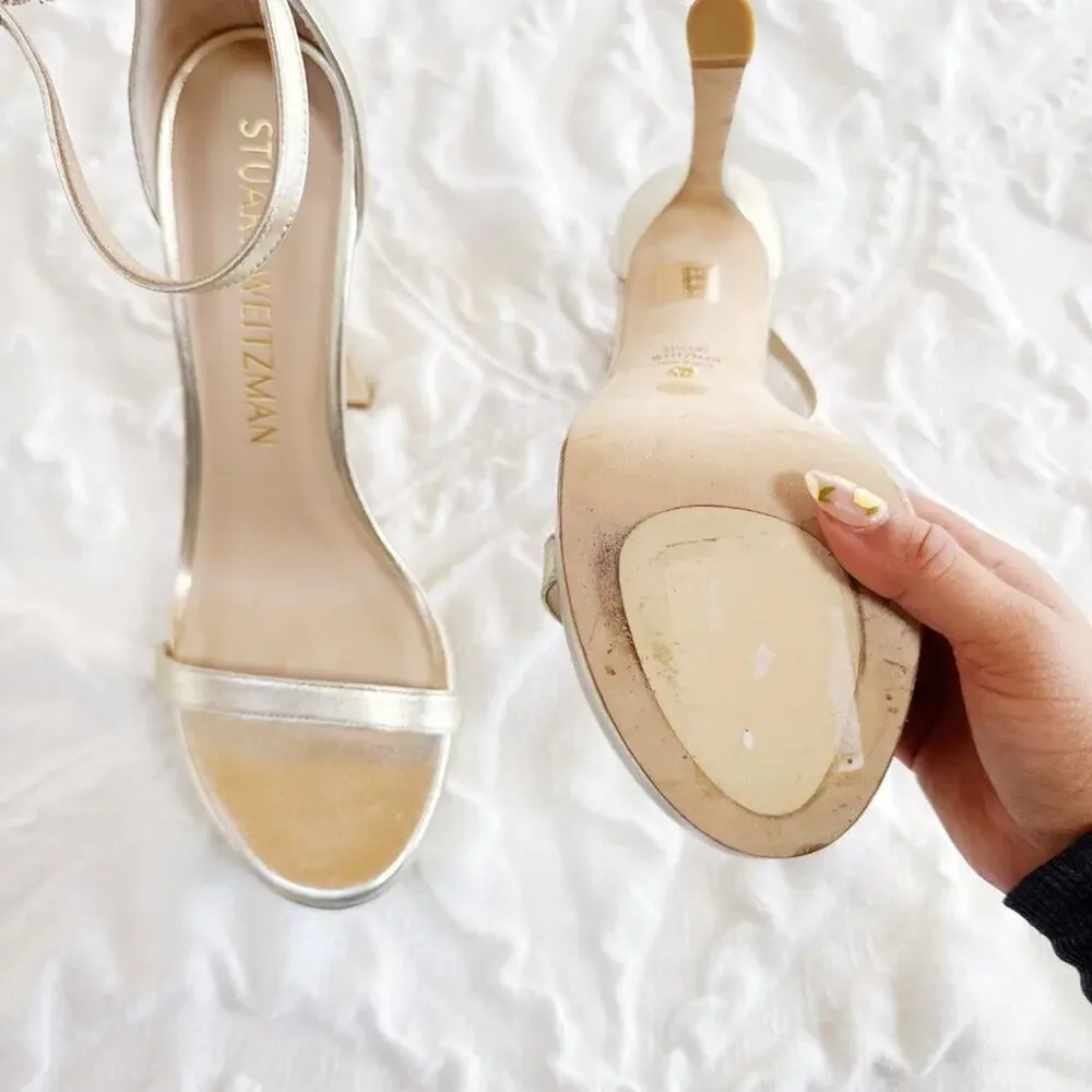 Stuart Weitzman 45mm $525 almond