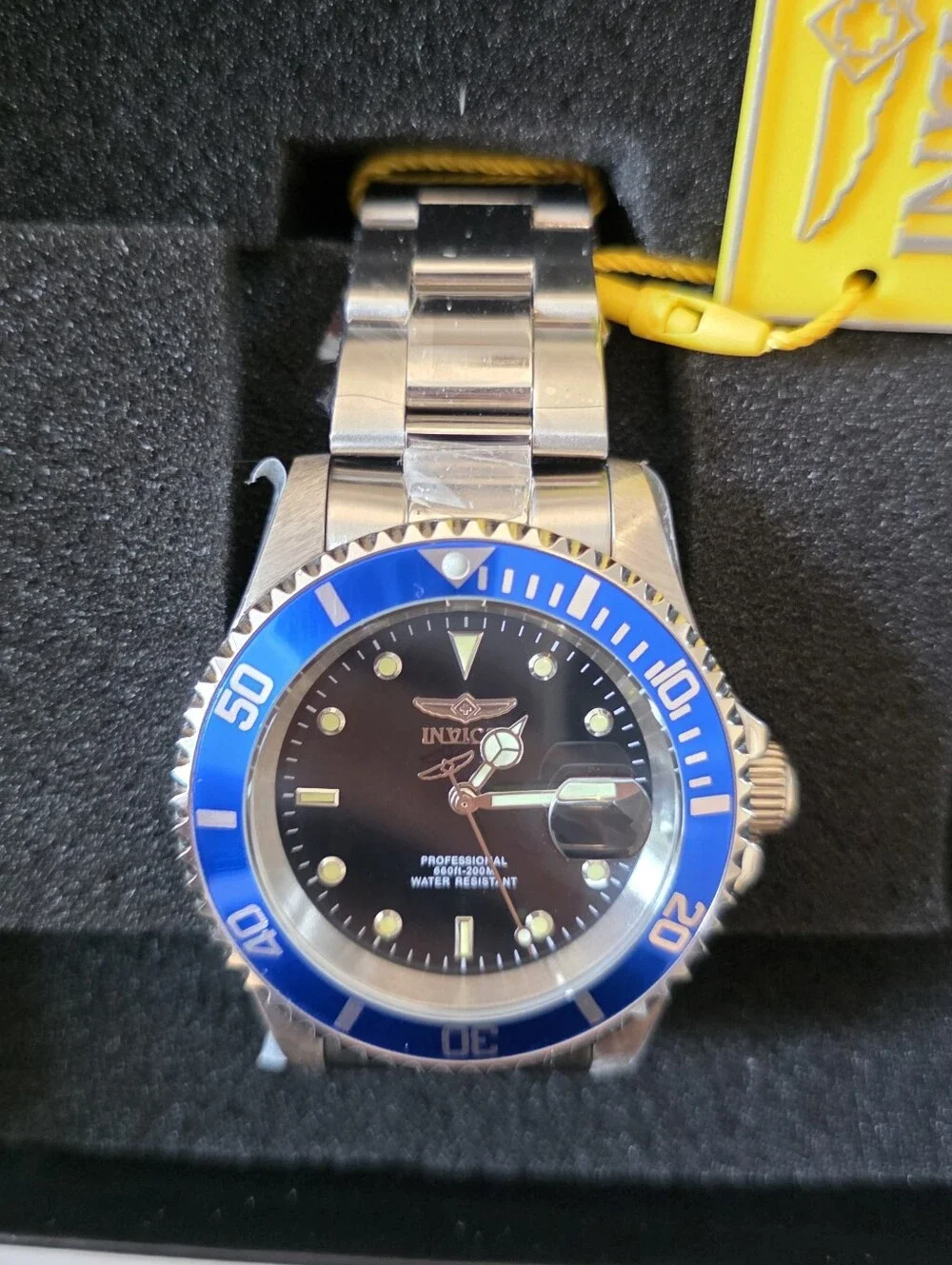 Invicta dial quartz crystal