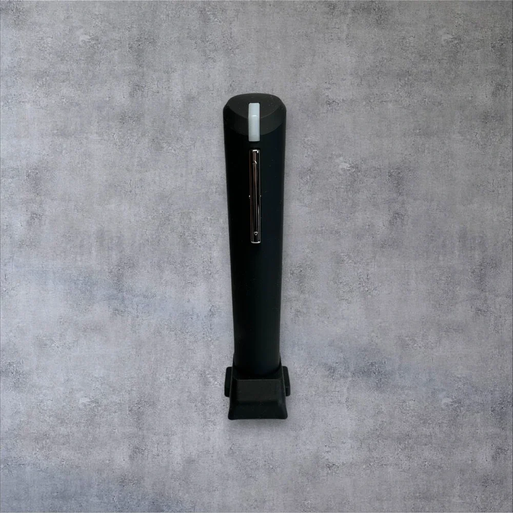Brookstone Electric Wine Opener Black Automatic Cordless Stand-Works - READ