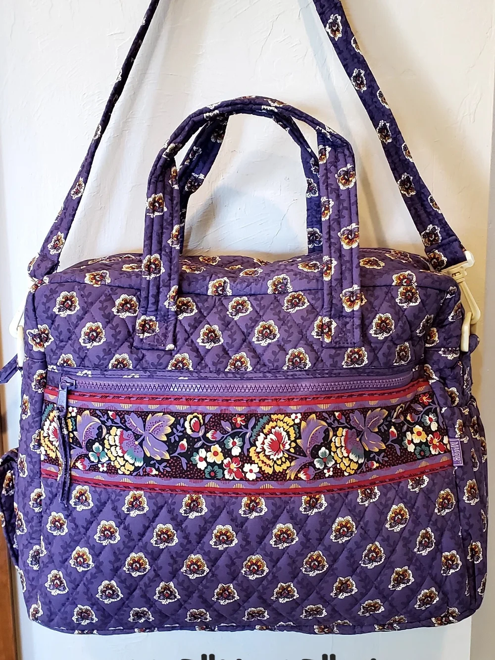Ganz MaggiB Small Tote Or Diaper Bag - Berry Patch Design NWOT 11.5