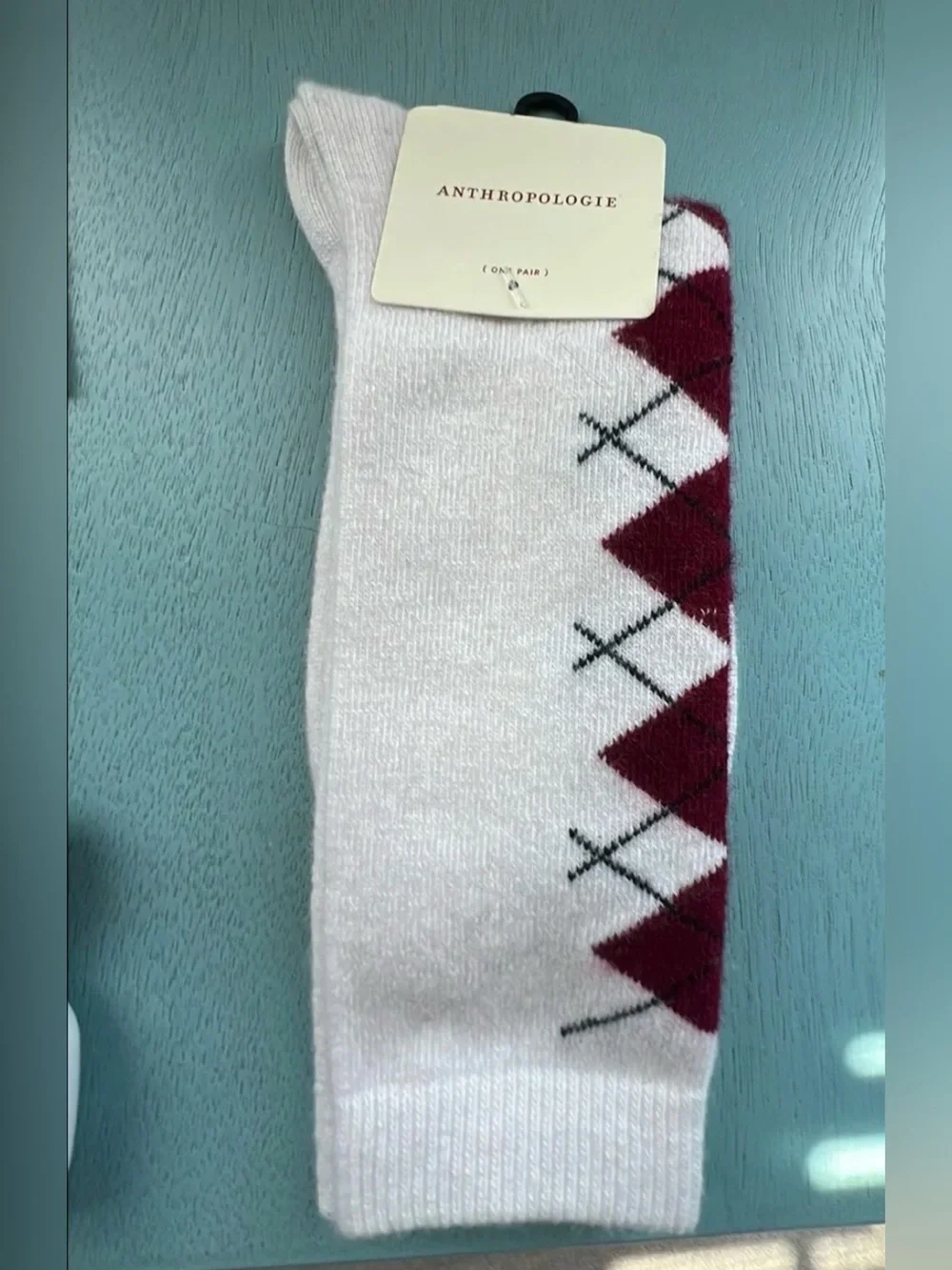 Anthropologie cozy argyle