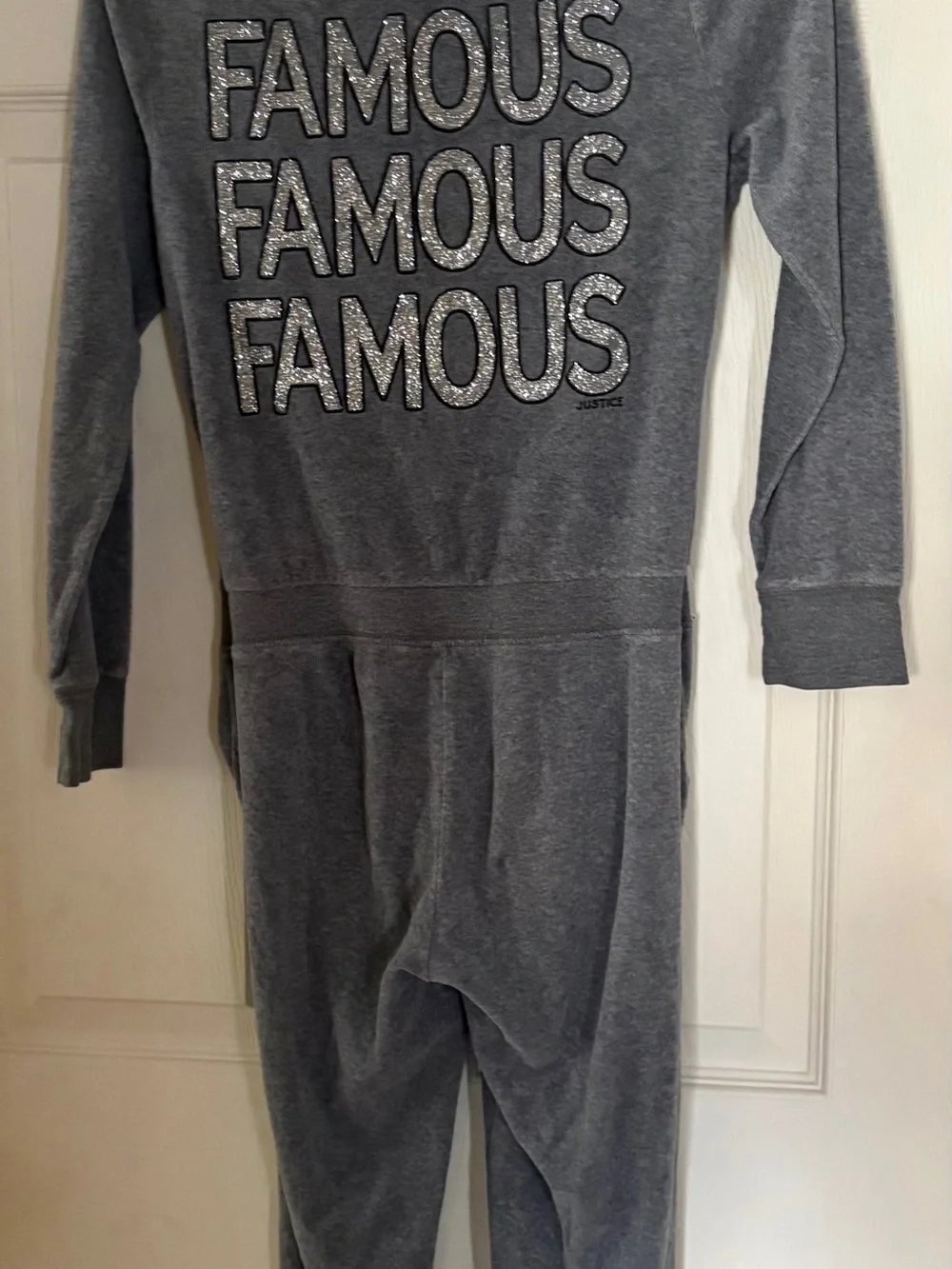 Justice jumpsuit fabric