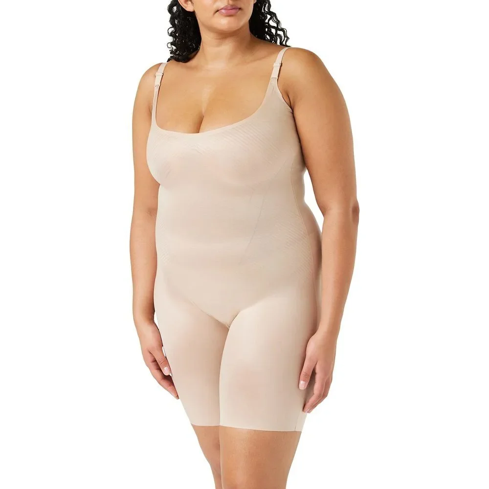 SPANX� Thinstincts 2.0 Open-Bust Midthigh Bodysuit for Women � Breathable and