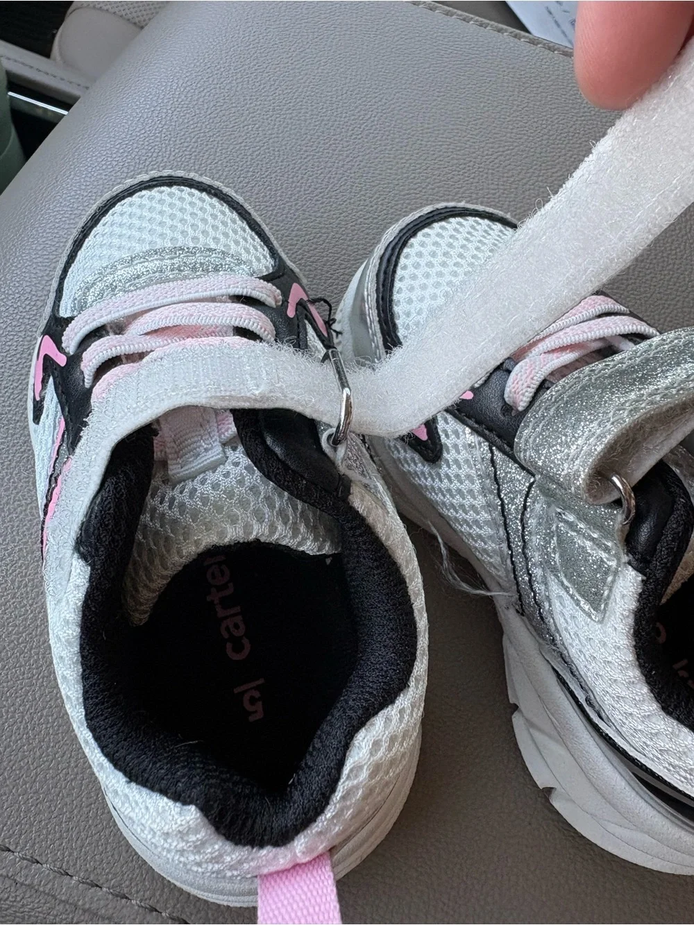 Carters secure velcro