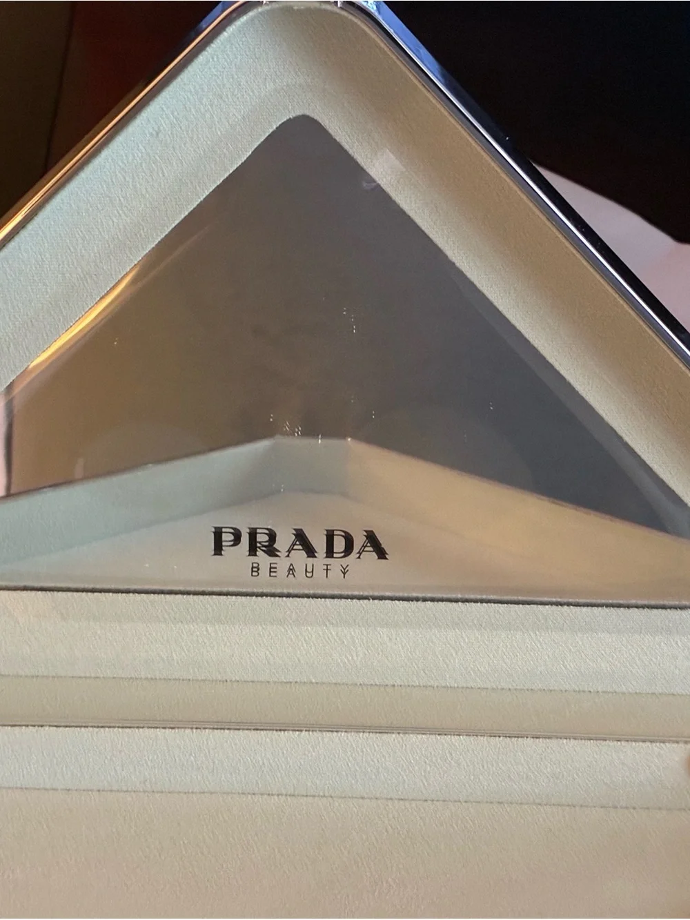 Prada polished gold