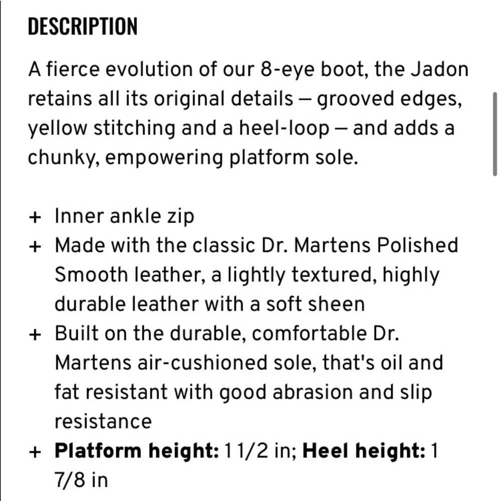 Dr. Martens gorgeous stand