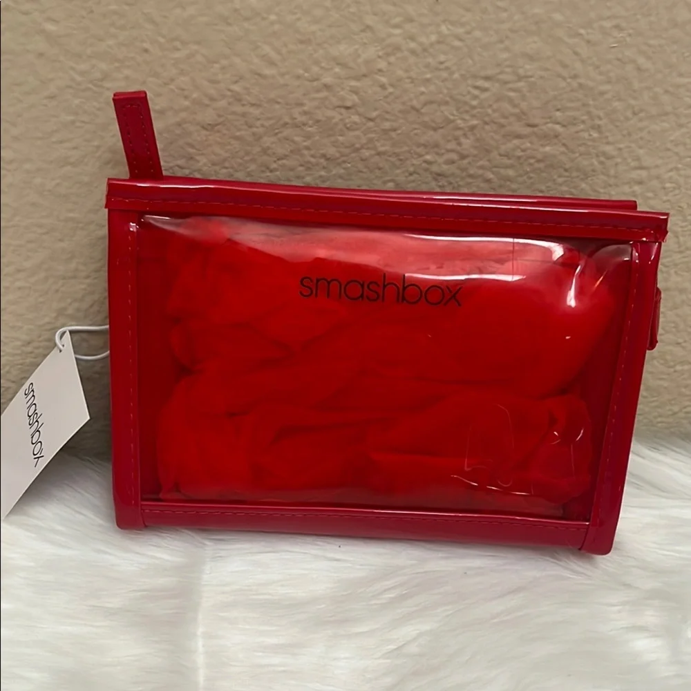NWT Smashbox Red Cosmetic Bag