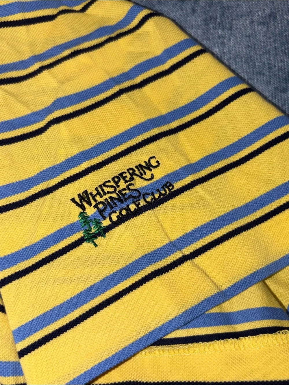 Ralph Lauren button horizontal stripes