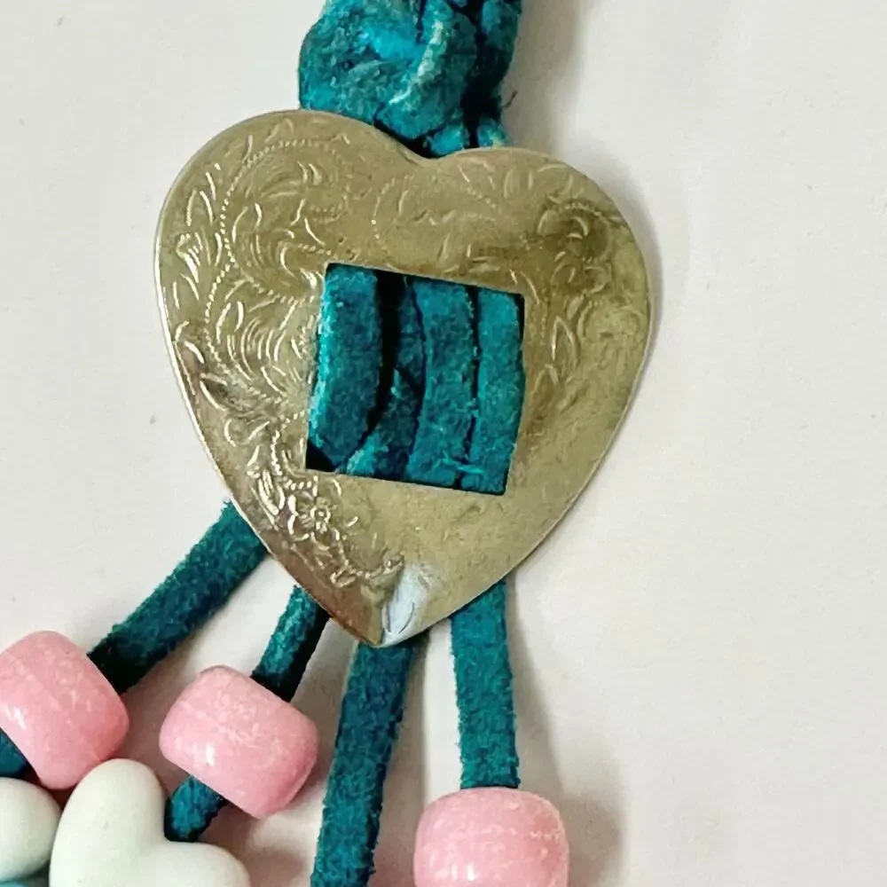 Handmade fringe shaped turquoise