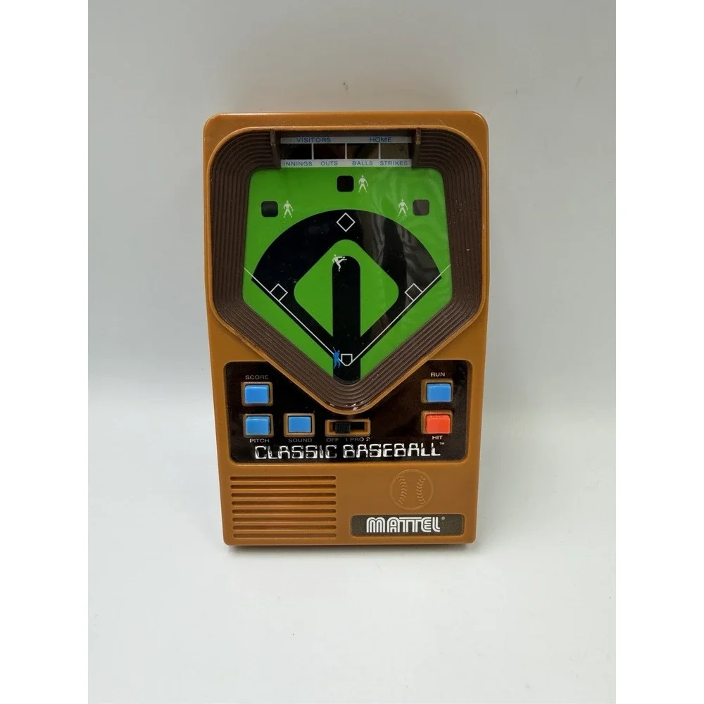 Vintage 2001 Mattel Classic Baseball Handheld Electronic Game - Tested & Working