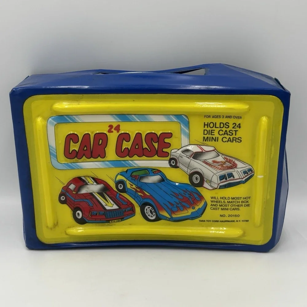 Vintage‎ 1987 Tara Toy Corp. 1:64 24 Car Case