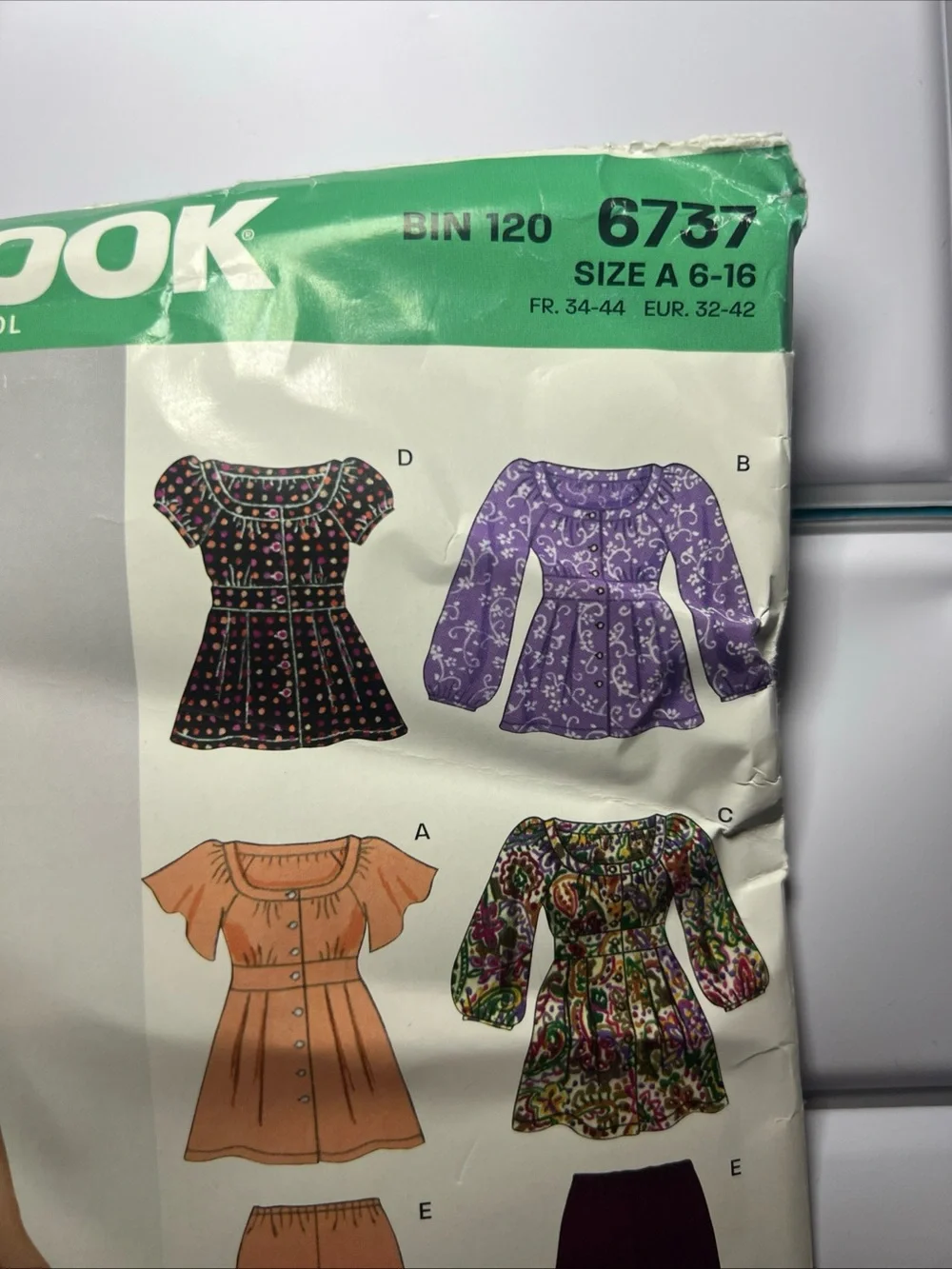 New Look find details size