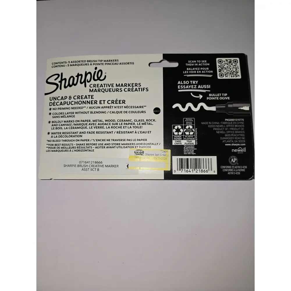 Sharpie acrylic creative