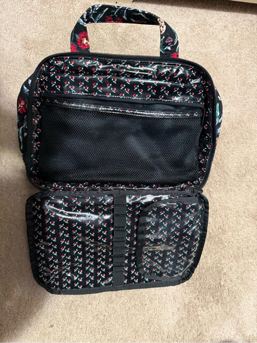 Vera Bradley compact quilted