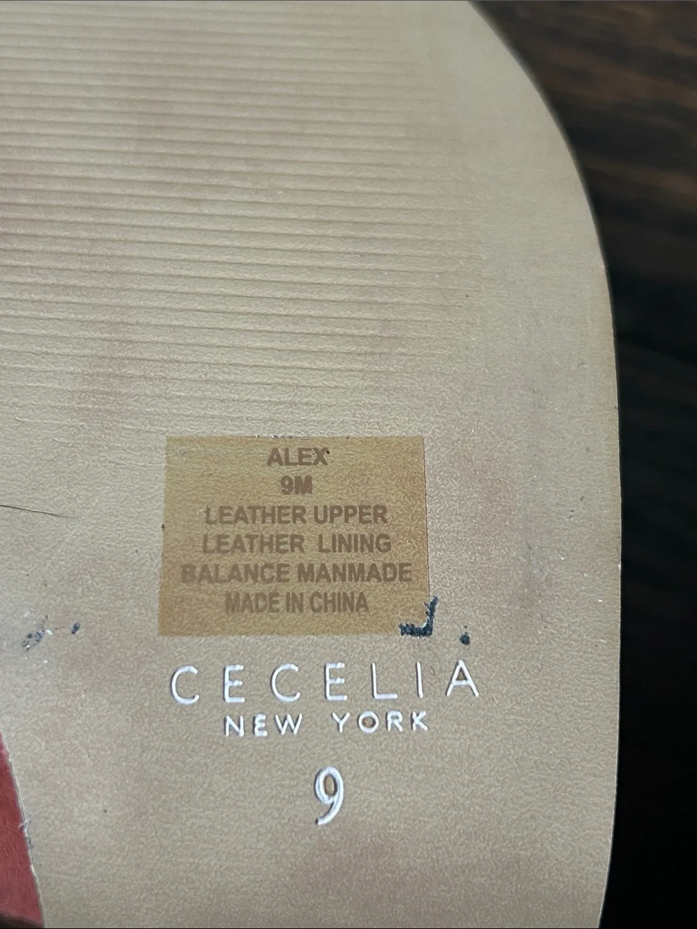 CECELIA NEW YORK stylish rust