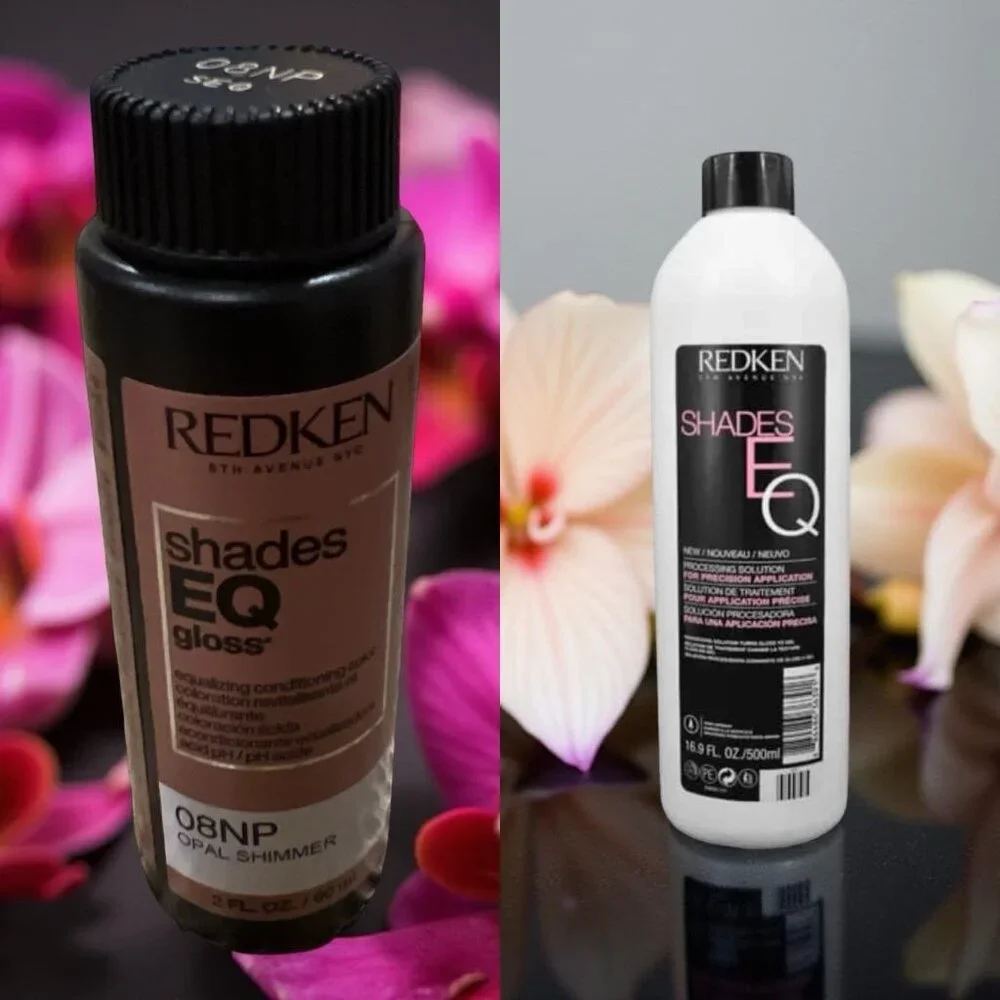 Redken Shade EQ Gloss 2 oz 8NP Opal Shimmer and  To Gel Processing Solution