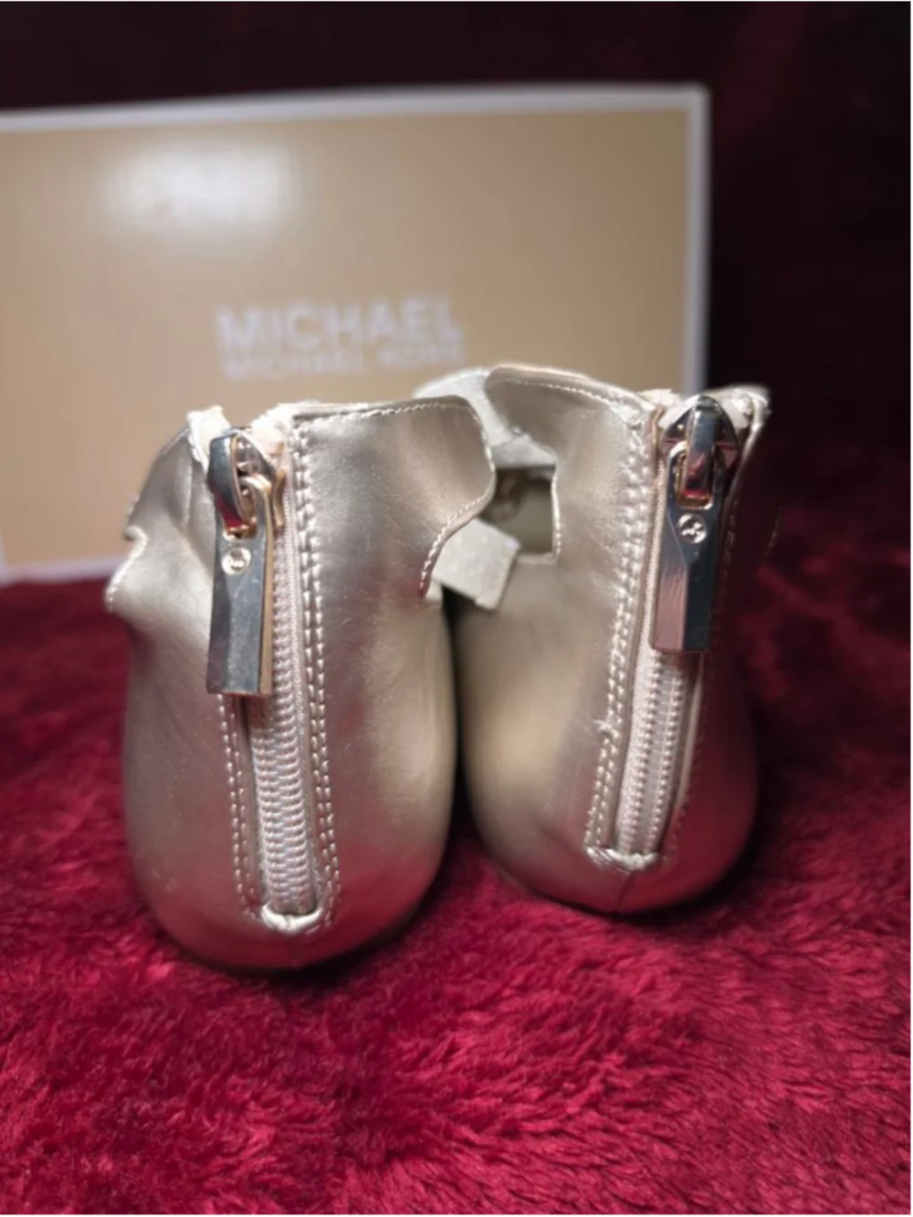 Michael Kors rounded gold soles