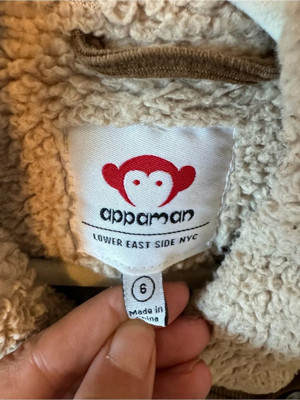 Appaman front sherpa