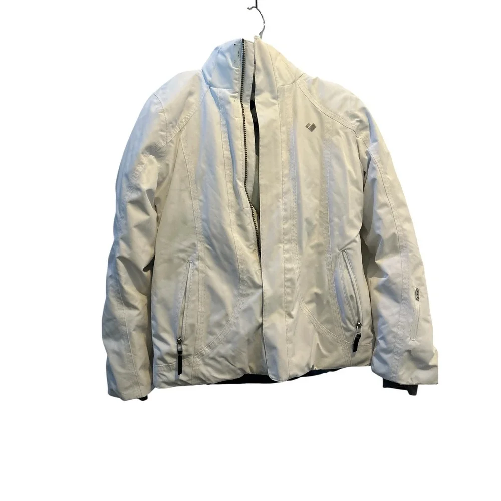 Columbia Snowfield Jacket‎ Womens Winter White Lined Full Zip Coat