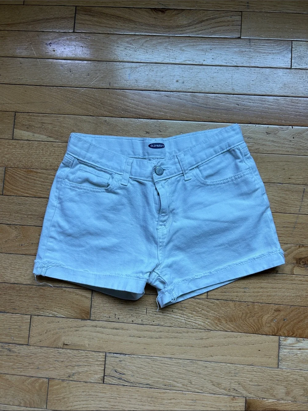 Old Navy White Denim Jean Shorts