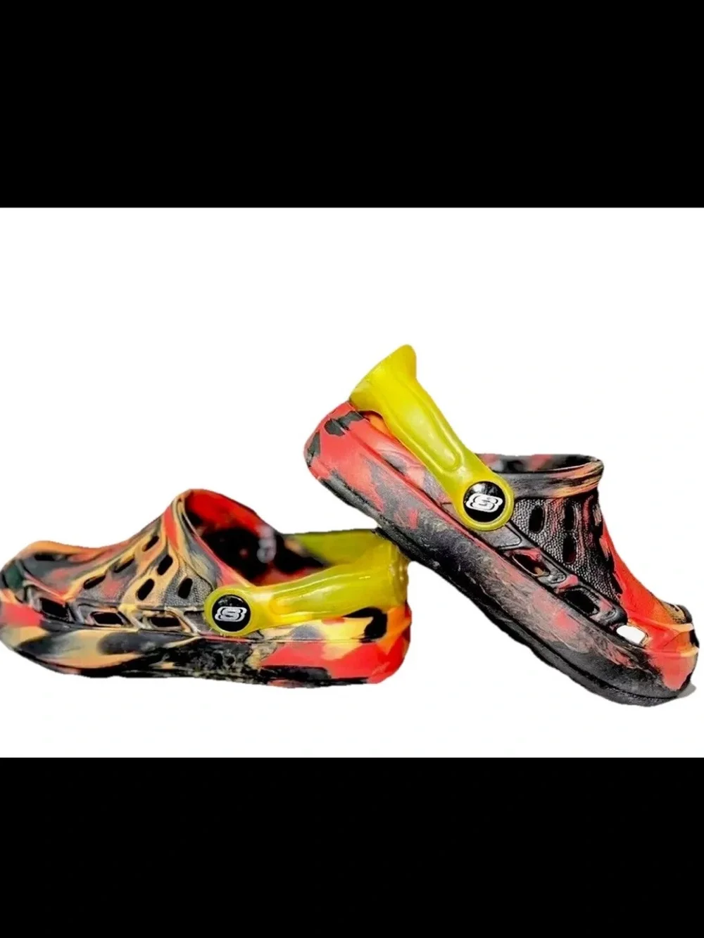 Skechers stock flame red