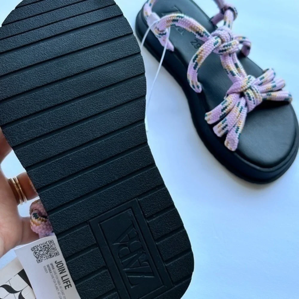 Zara sandals knotted 930