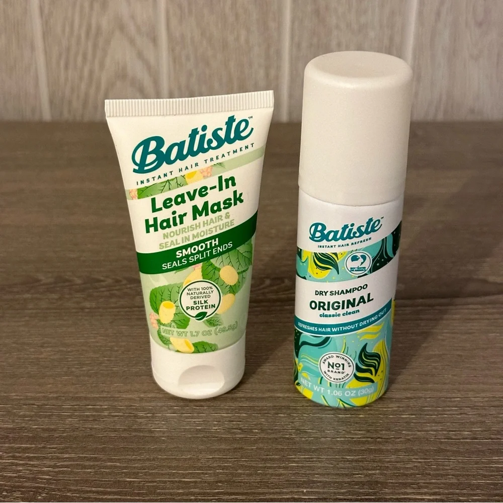 Batiste Leave in Hair Mask Shampoo Travel Set