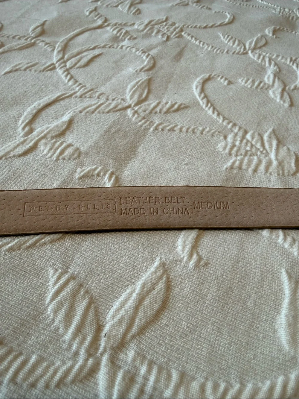 Perry Ellis buckle genuine