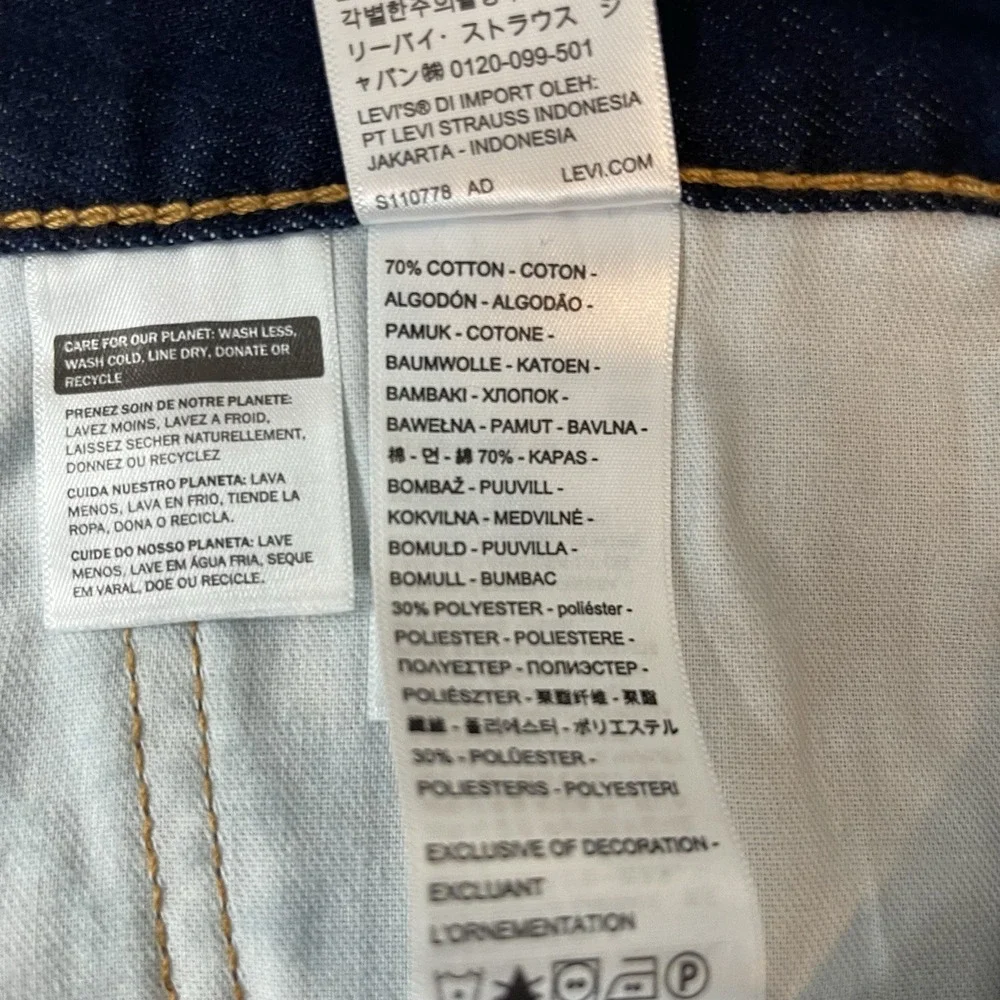 Levis sizing title
