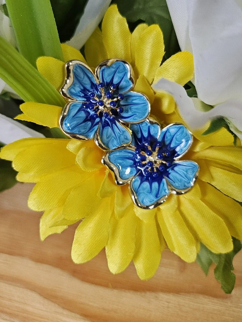 Heart4Kids blue earrings