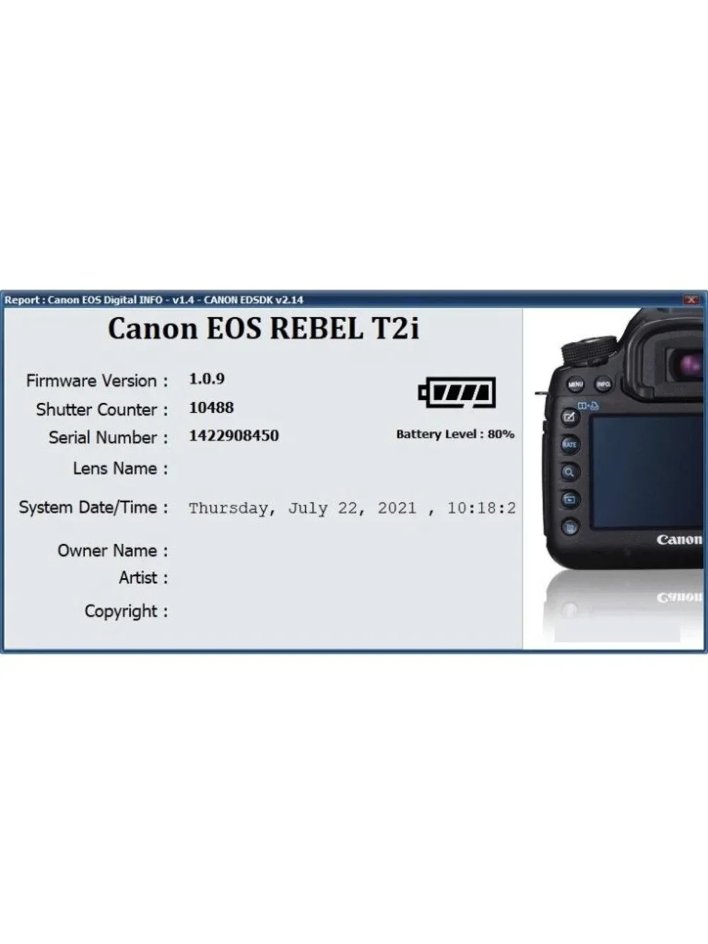 Canon minor digital gigabyte