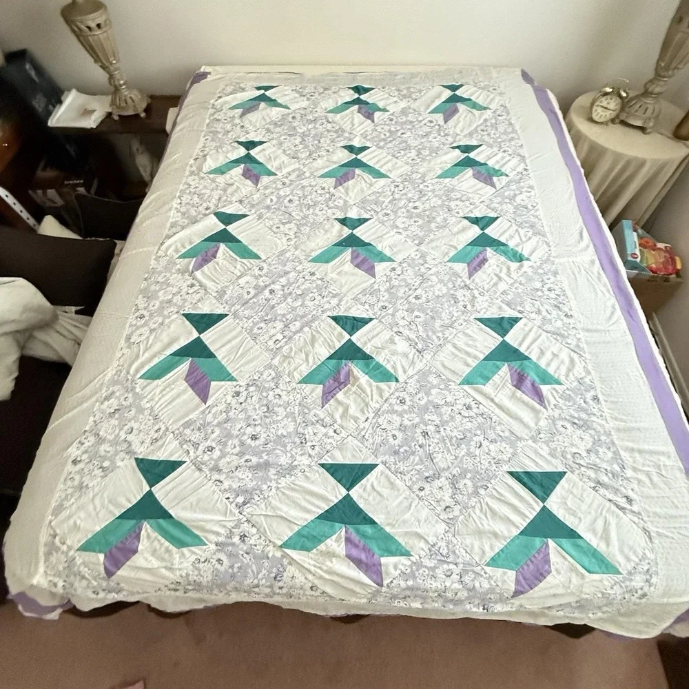 Handmade vintage patchwork