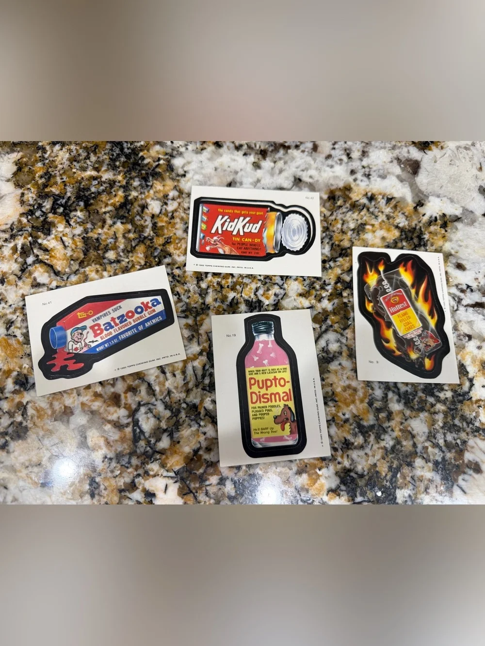 1985 Wacky Packages Stickers (4)