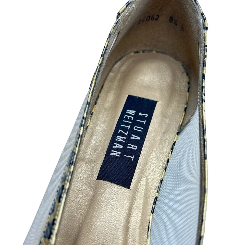 Stuart Weitzman sleek square gold