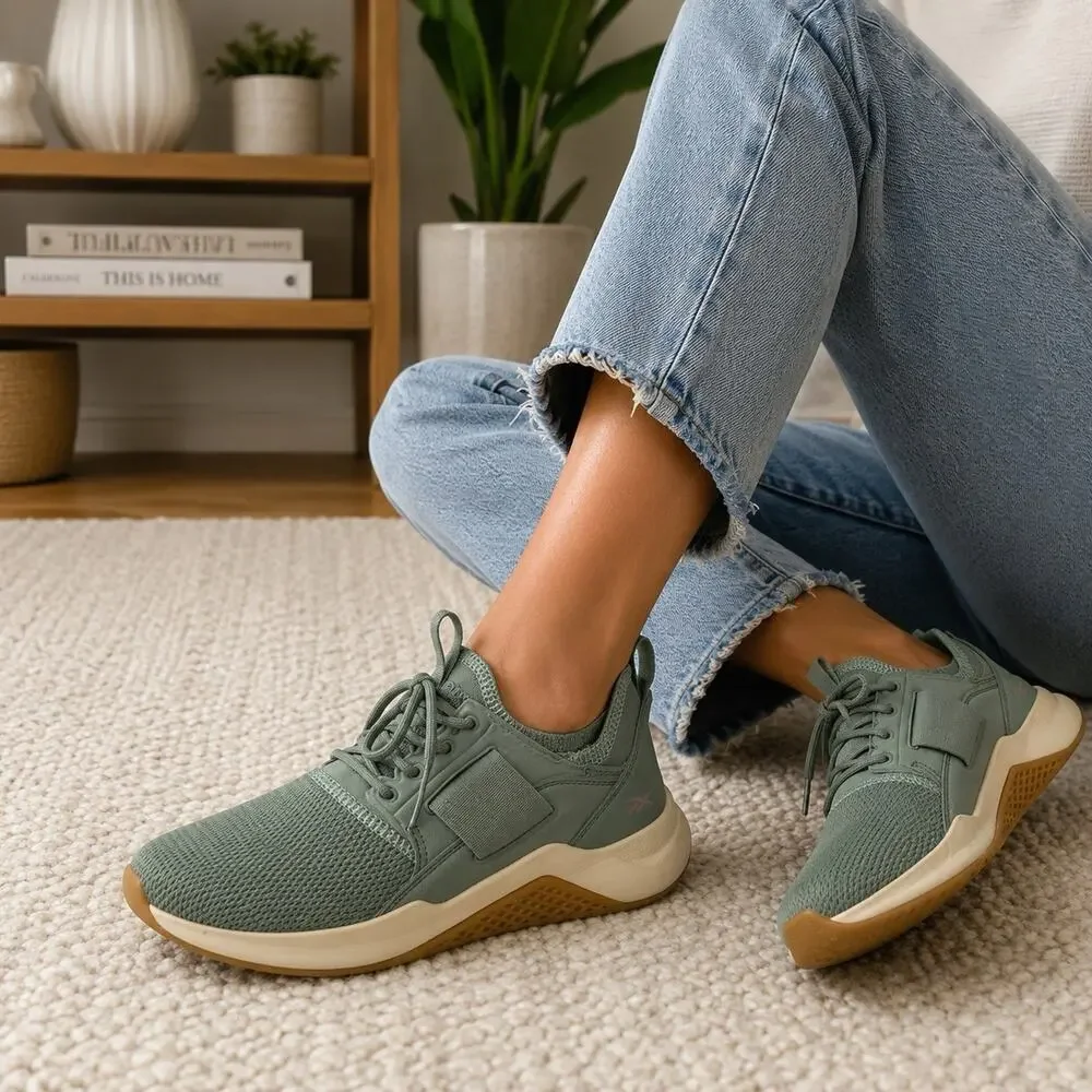 Reebok Ever Road DMX Women’s 7 Sage Green Walking Training Sneakers AR30110