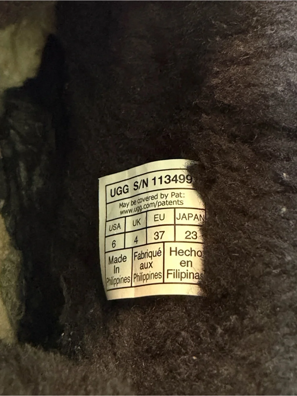 UGG platform 2” insole