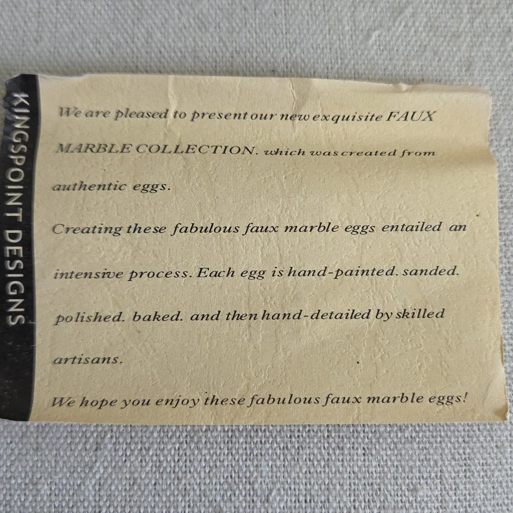 Kingspoint Designs hand packaging