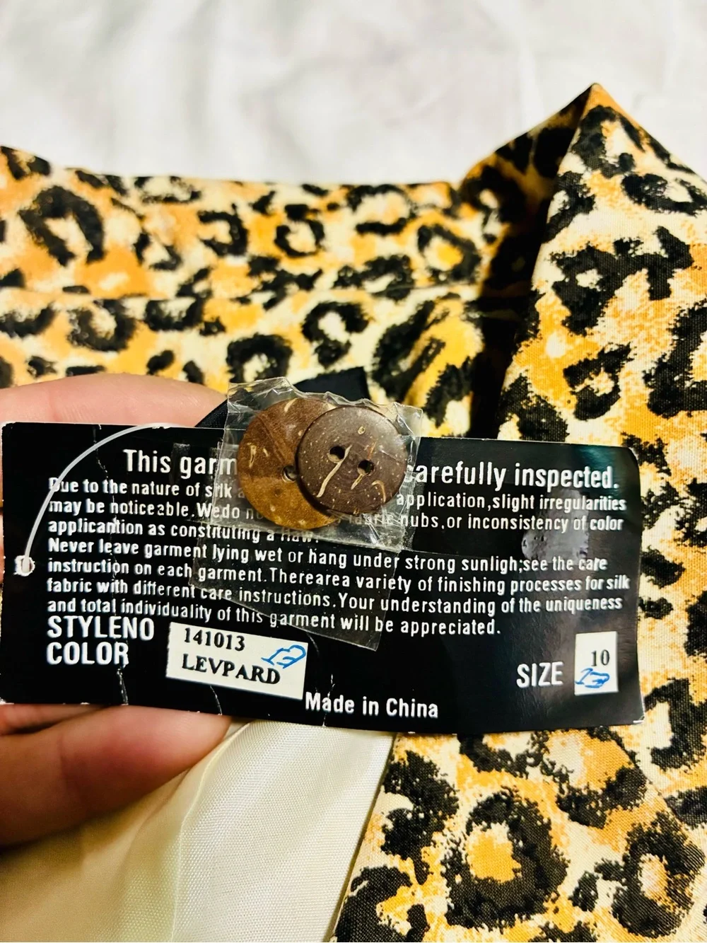 City Silk pockets easy