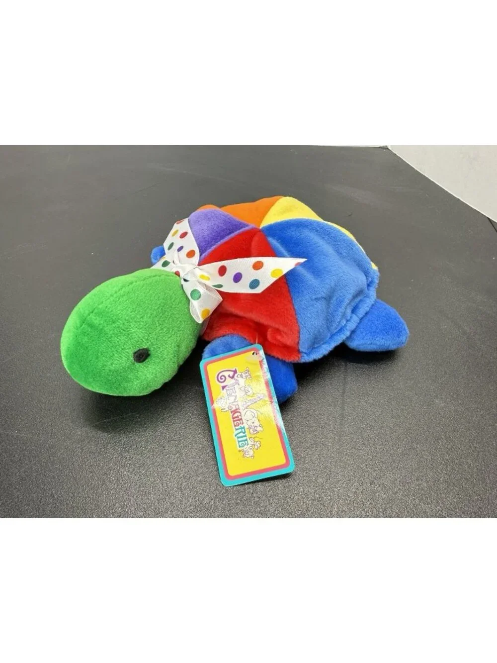 Vintage Menagerie First & Main Babe E Turtle Beanie Rattle Plush 10