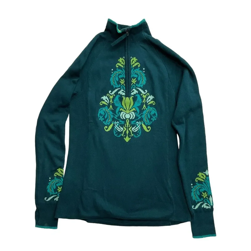 Athleta zip floral