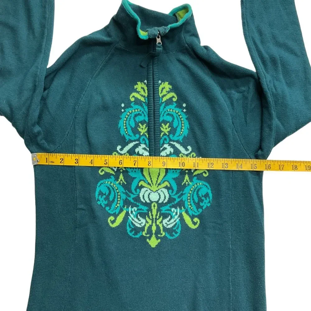 Athleta zip floral
