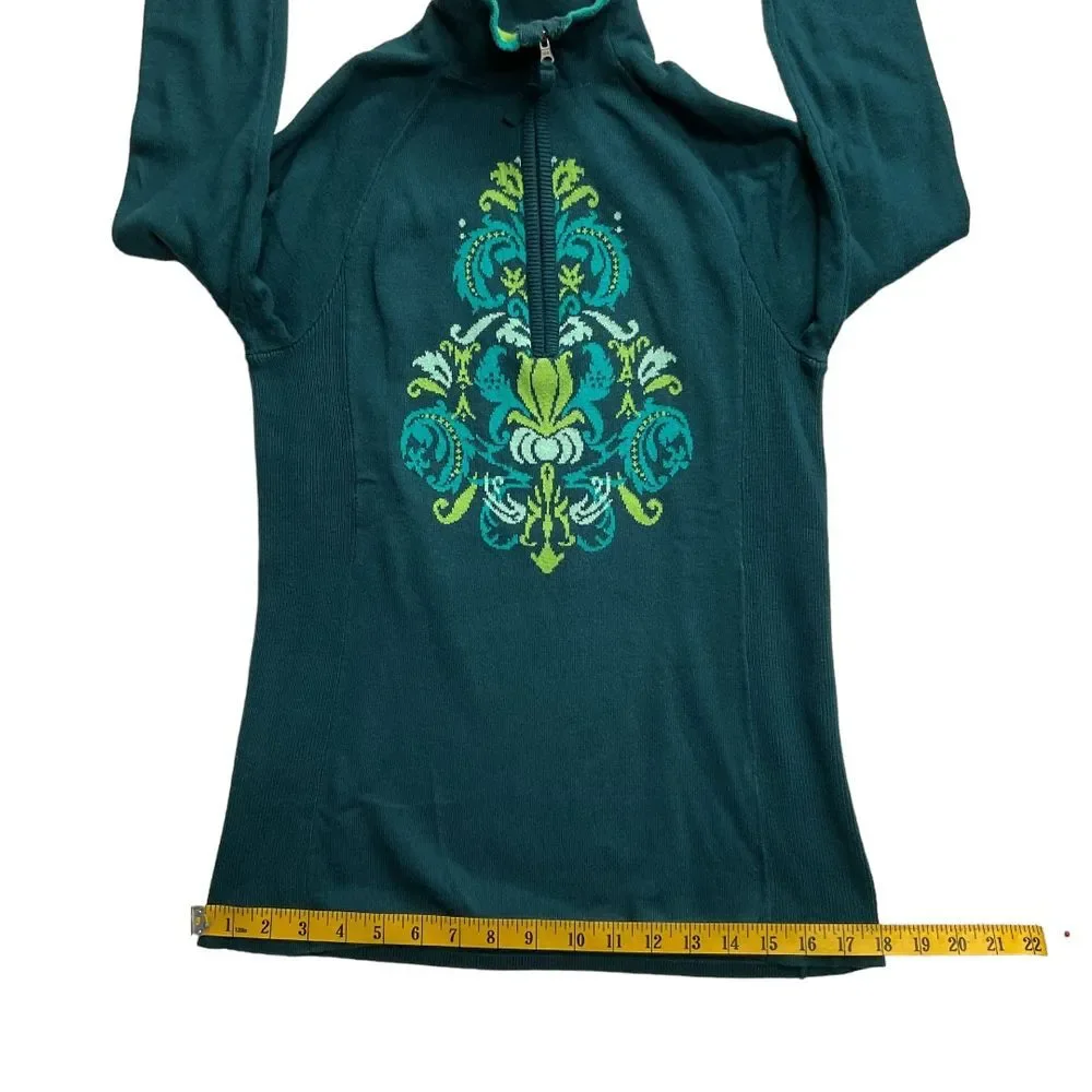 Athleta zip floral