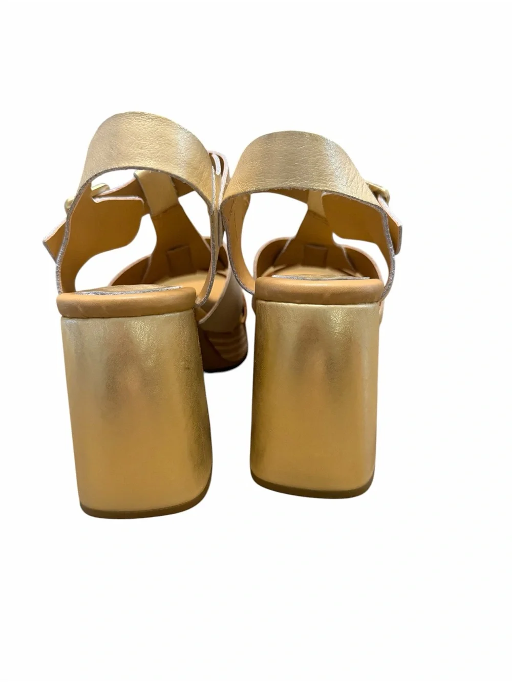 Kork-Ease stacked heel secure