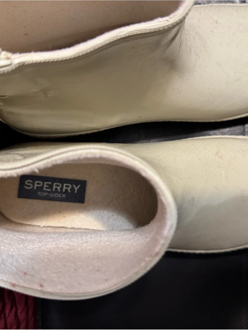 Sperry waterproof rubber