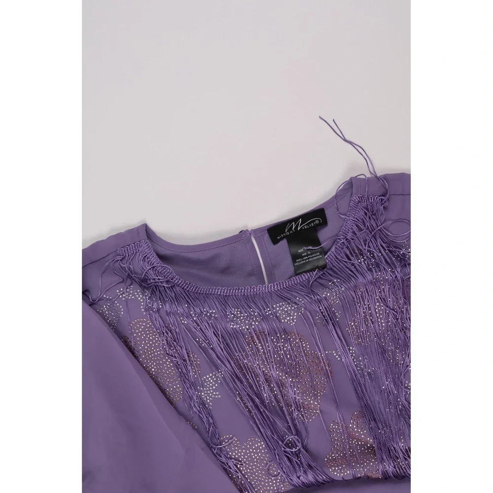 Midnight Velvet shimmering rhinestone