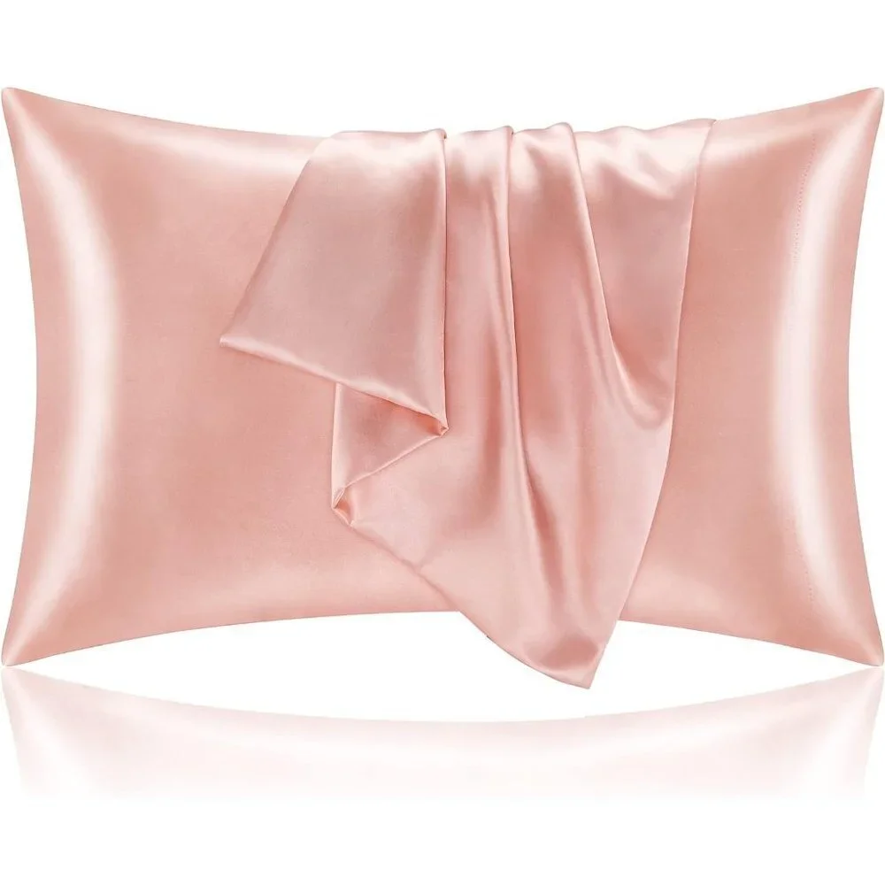 👉 Satin Pillowcase for Hair and Skin, Queen Pillow Cases Set of 2 Pack,  20 X 30