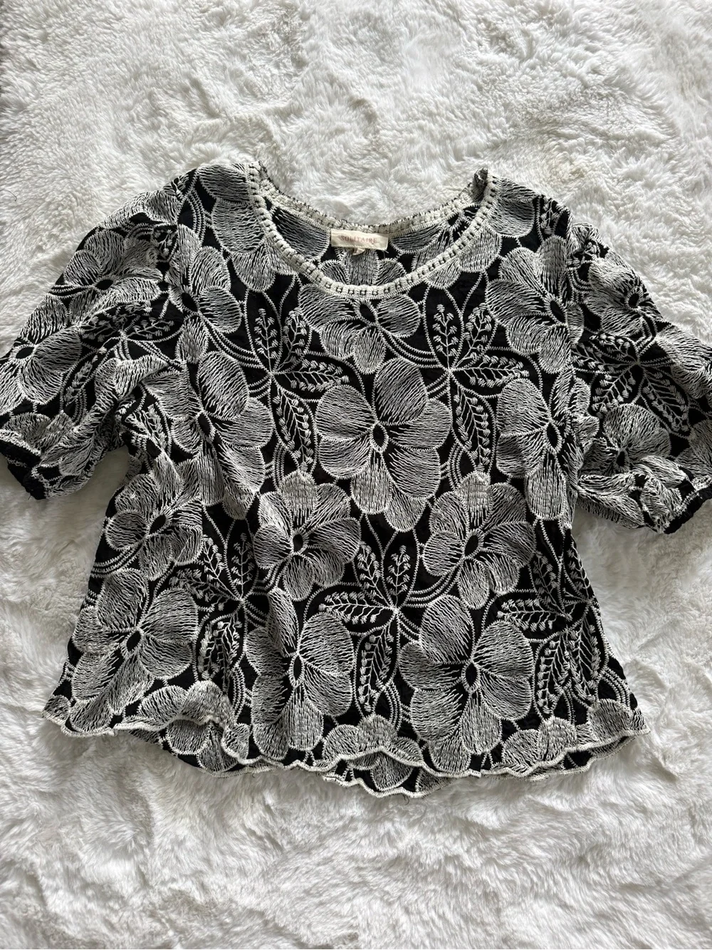 Anthropologie floral elasticized